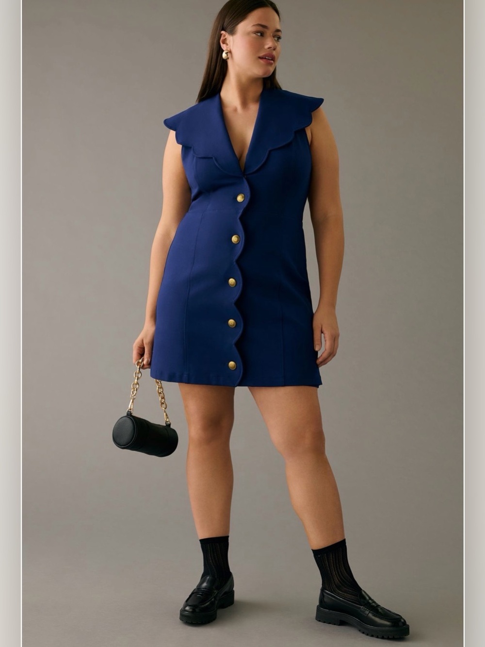NWT Maeve Scalloped Buttondown Dress - 1X